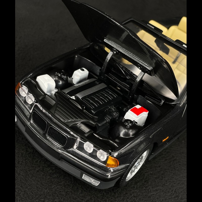 BMW E36 325i Cabriolet 1992 Schwarz 1/18 UT Models 20456