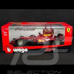Sebastian Vettel Ferrari SF1000 n° 5 F1 1000ème GP Ferrari GP de Toscane 2020 1/18 Bburago 16808VM