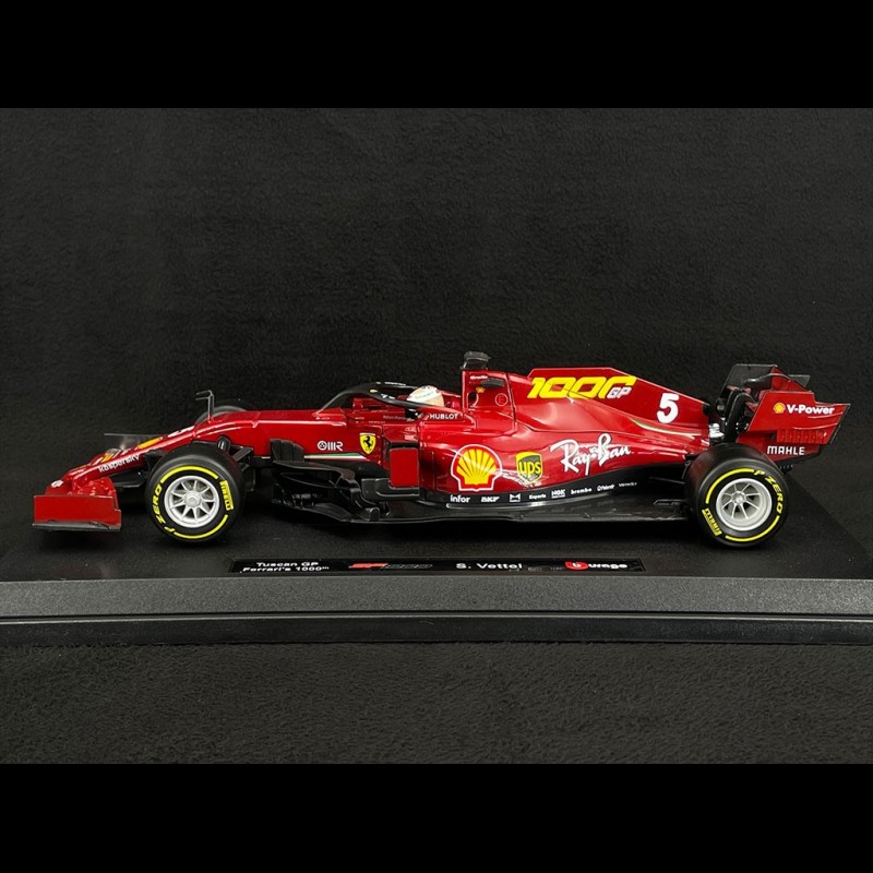F1 Ferrari SF1000 G.P. Tuscany S. Vettel 1:18 BBR - 20 anos! Loja on-line de miniaturas colecionáveis