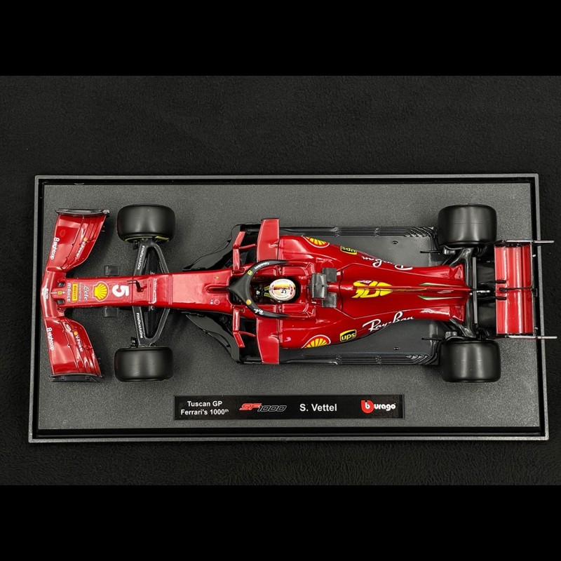 Bburago 1:18 Ferrari Racing F1 2020 - GP de Toscane - SF1000 n°16 Charles LeClerc - Voitures 1:18
