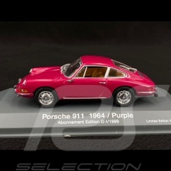 Porsche 911 Type 901 Coupe 1964 Fuchsia Rouge Rubis 1/43 Minichamps 430067129