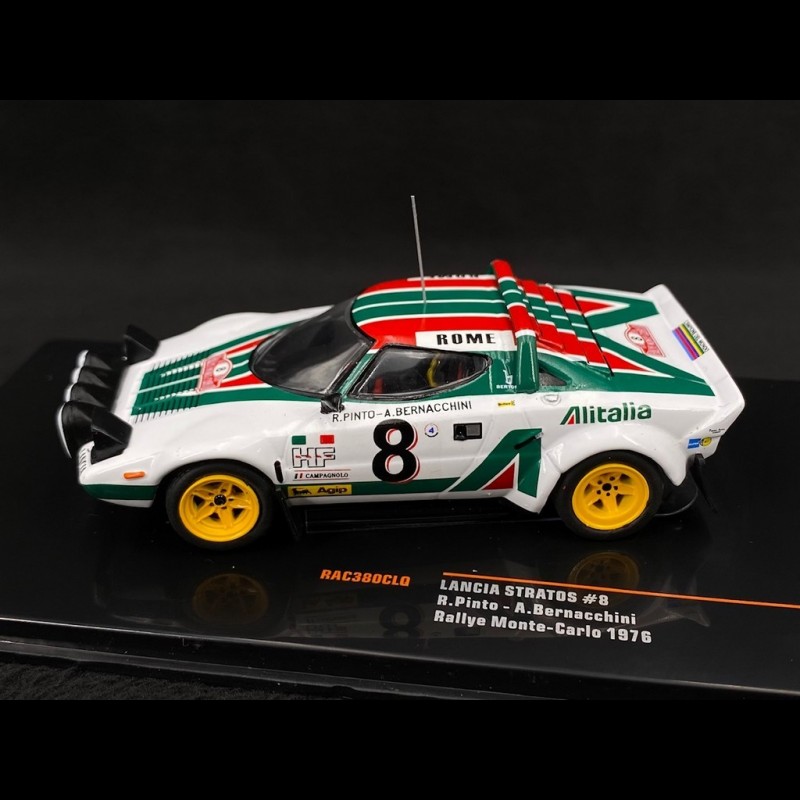 Lancia Stratos HF n° 8 Rallye Monte Carlo 1976 1/43 Ixo Models RAC380C