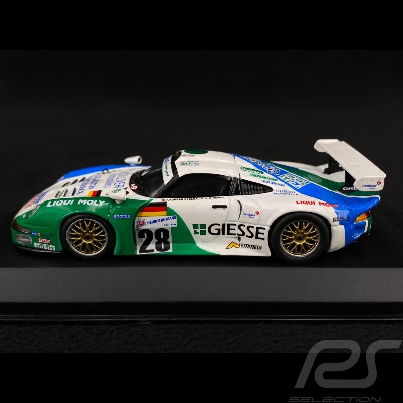 Porsche 911 GT1 Type 993 n° 28 24h Le Mans 1997 1/43 Minichamps 430976628