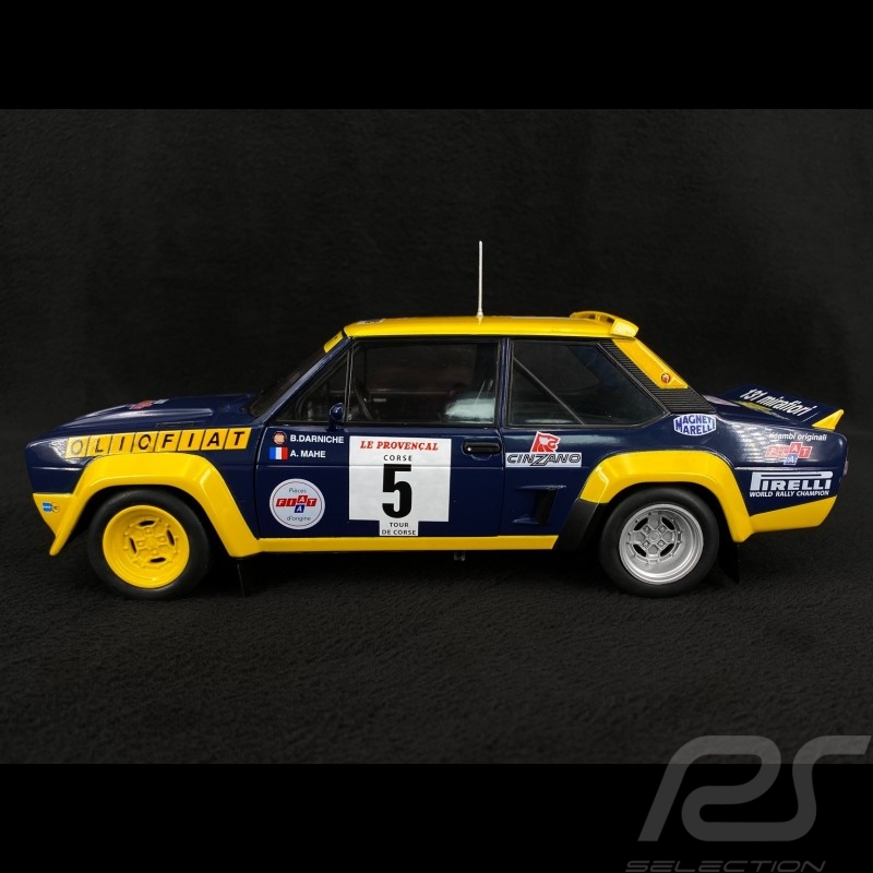 Fiat 131 Abarth n° 5 Vainqueur Tour de Corse 1977 1/18 Solido S1806003 Fiat 131 Abarth n° 5 Vainqueur Tour de Corse 1977 1/18 Solido S1806003