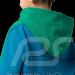 Porsche Jacket Carrera RS 2.7 Collection Softshell hoodie Green / Blue WAP961PRS2 - kids