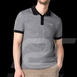 Porsche Polo shirt Heritage Collection Pepita design Grey / Black WAP320PHRT - men