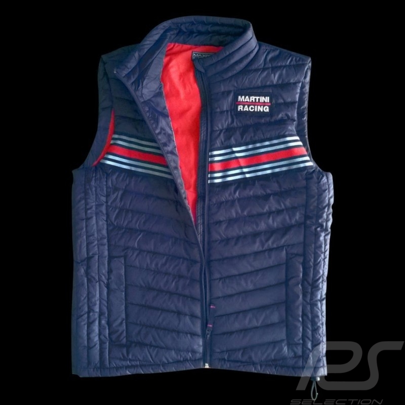 Veste Martini Racing Team sans manche bleu marine