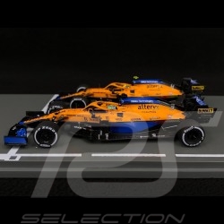 McLaren MCL35M Set 1er et 2ème GP Italie 2021 Ricciardo / Norris 1/43 Spark S7694
