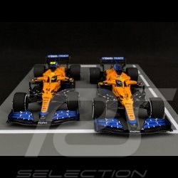 McLaren MCL35M Set 1st et 2nd GP Italy 2021 Ricciardo / Norris 1/43 Spark S7694