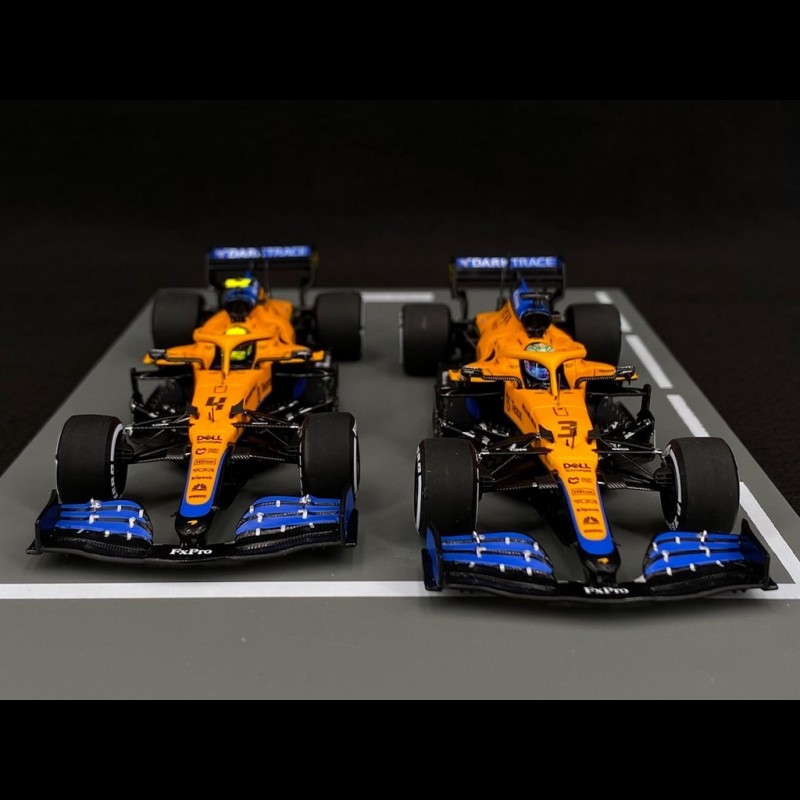 Minichamps 1:18 Lando Norris McLaren MCL35M #4 2ème Italien GP Formule 1 2021 530213304