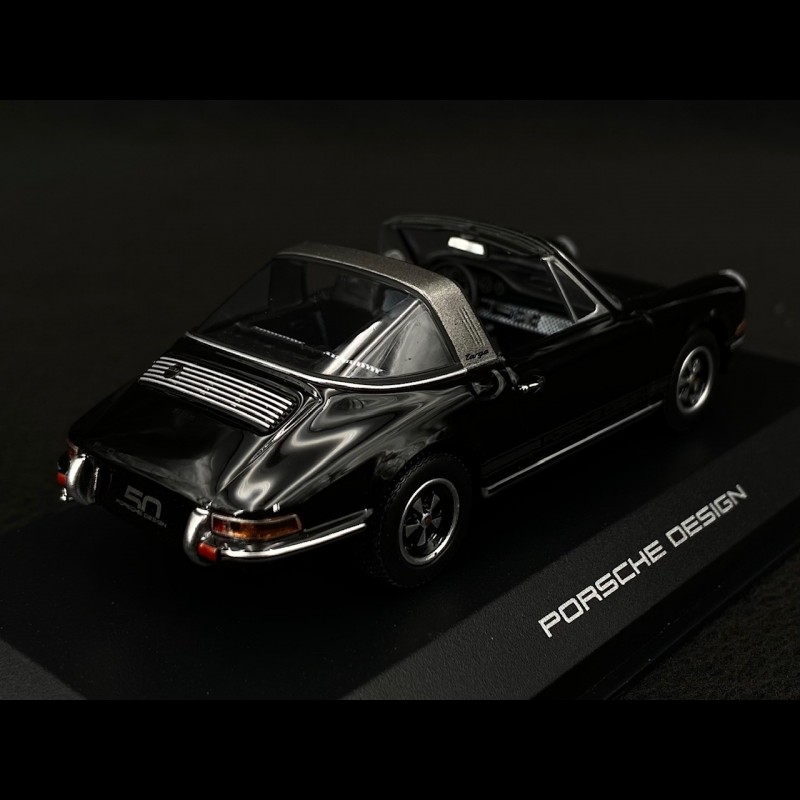 Porsche 911 Targa 2.4 S 1972 50th Anniversary Porsche Design Black 1/43  Minichamps WAP0201980NTRG