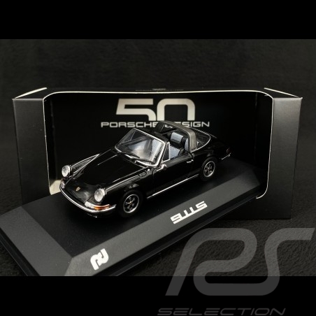 Porsche 911 Targa S 2.4 1972 n°50 Schwarz Special Edition 50 Jahre Porsche Design 1/43 Minichamps WAP0201980NTRG