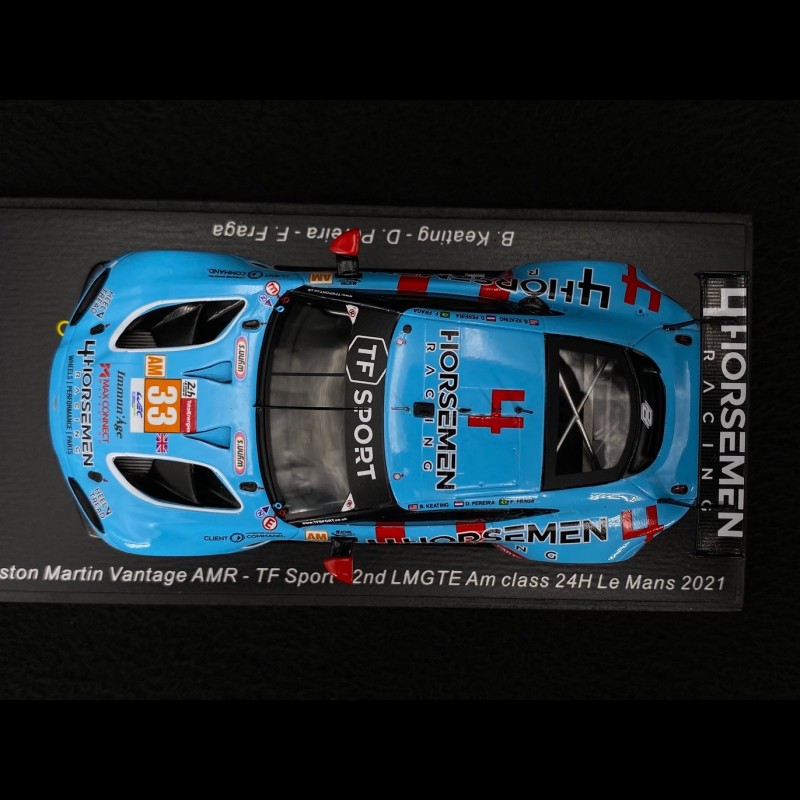 Miniature Spark 1/43 - Aston Martin Vantage AMR N°4 - 2nd LMGTE Le Mans 2021