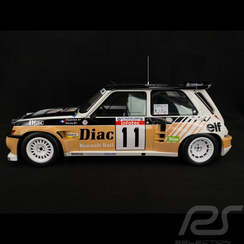 Renault 5 Maxi Turbo n° 11 2. Tour de Corse 1986 1/12 Ottomobile G063