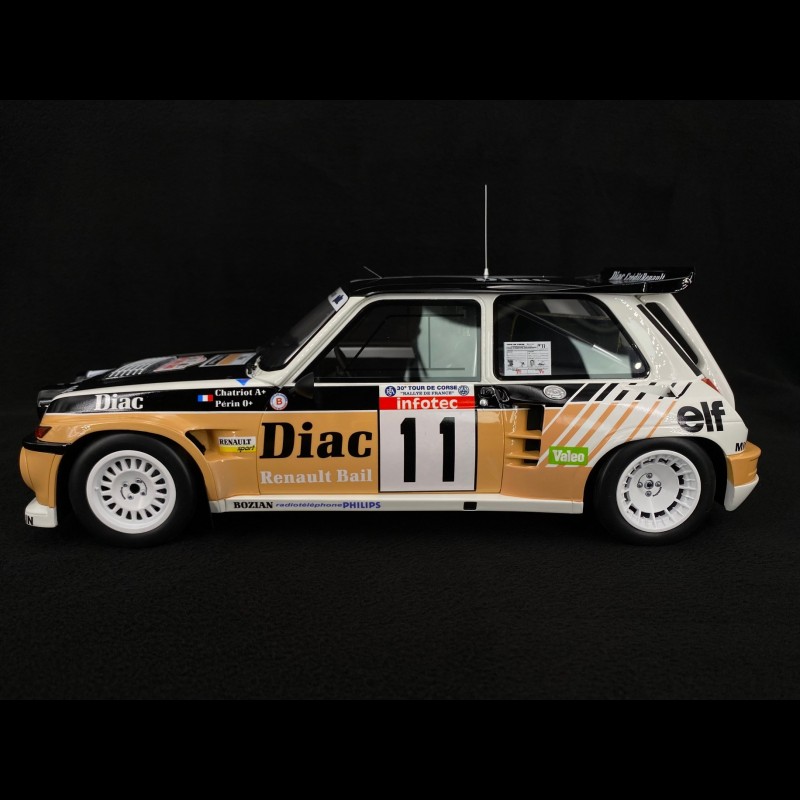 Renault 5 Maxi Turbo n° 11 2nd Tour de Corse 1986 1/12 Ottomobile G063