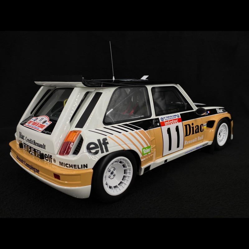 Renault 5 Maxi Turbo Tour De Corse – Ottomobile 1/12 – Noir – Collection