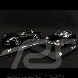 Duo Porsche 911 Targa 4 GTS et Targa 2.4 S 50eme anniversaire Porsche Design 1/43