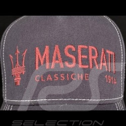 Casquette Maserati Classiche Baseball effet usé trash Gris antracite MA119U601GR99