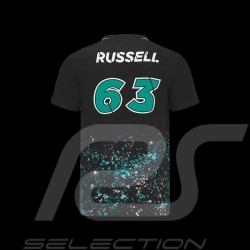 T-Shirt George Russell Mercedes-AMG Petronas F1 Puma Black 701220863-001