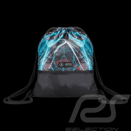 Leichter Rucksack Mercedes-AMG Petronas F1 Graffiti Hamilton Russell schwarz 701202223-001