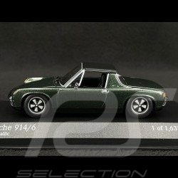 Porsche 914 /6 1970 Metallic green 1/43 Minichamps MAP02005915