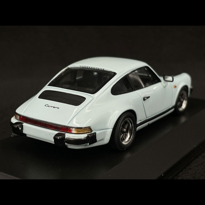 Spark 1/43 Porsche 911 Carrera 3.2 Coupé Glacier Blue 1984 - MAP Porsche Museum
