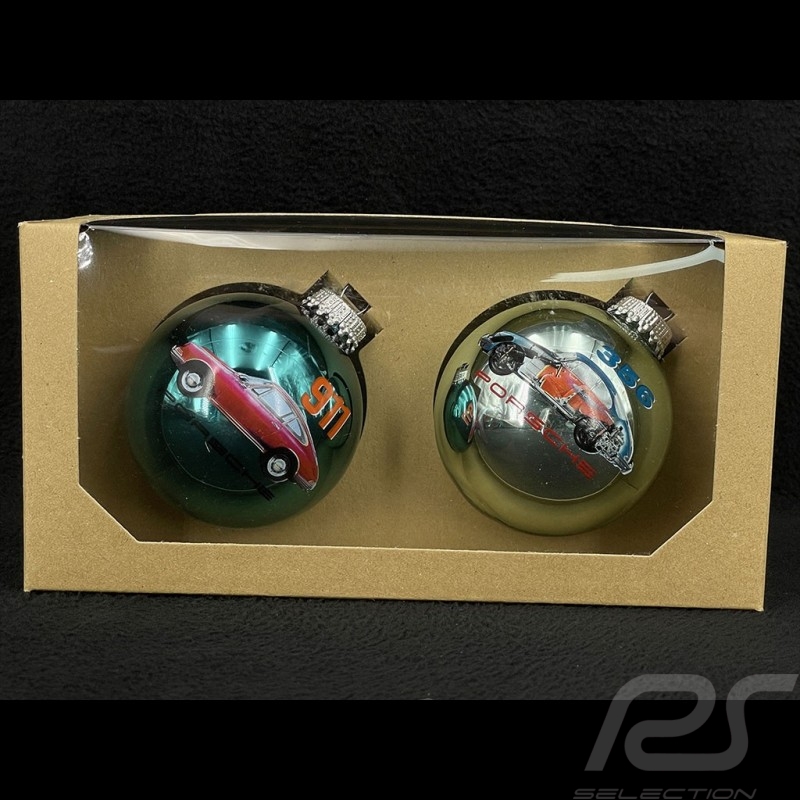 Porsche 911 & Porsche 356 Weihnachtskugeln Türkis Porsche MAP09620521