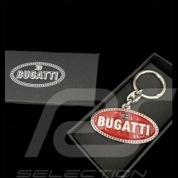 Porte-clés Bugatti Macaron Rouge Métal BGT071-500