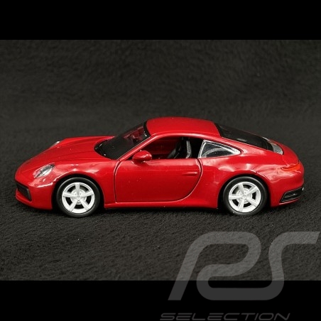 Porsche 911 type 992 Carrera 4S Coupe Rouge carmin Jouet à friction 1/43 Maisto WAP0200280PCCP