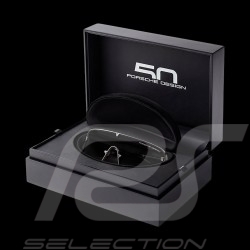 Lunettes de soleil Porsche Design 50Y monture titane en 3D / verres gris-bleus Porsche Design P'8950 4044709502065