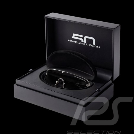 Lunettes de soleil Porsche Design 50Y monture titane en 3D / verres gris-bleus Porsche Design P'8950 4044709502065