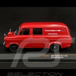 Ford Transit Mk I Porsche Racing Service 1966 Rot 1/43 Ixo Models RAC384X