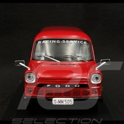 Ford Transit Mk I Porsche Racing Service 1966 Rot 1/43 Ixo Models RAC384X