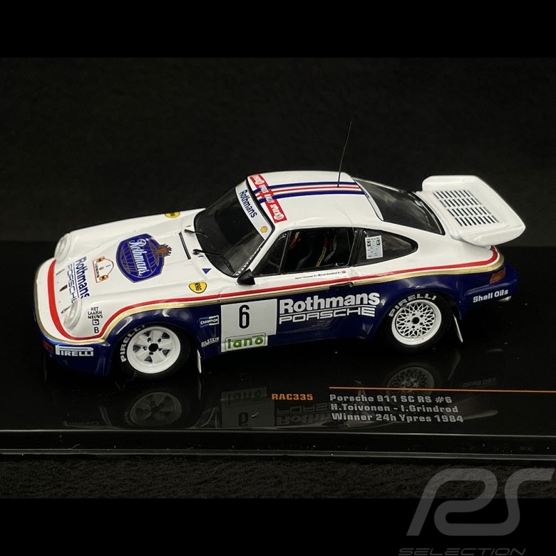Porsche 911 SC RS n° 6 Winner Rallye 24h Ypres 1984 1/43 Ixo Models RAC335LQ