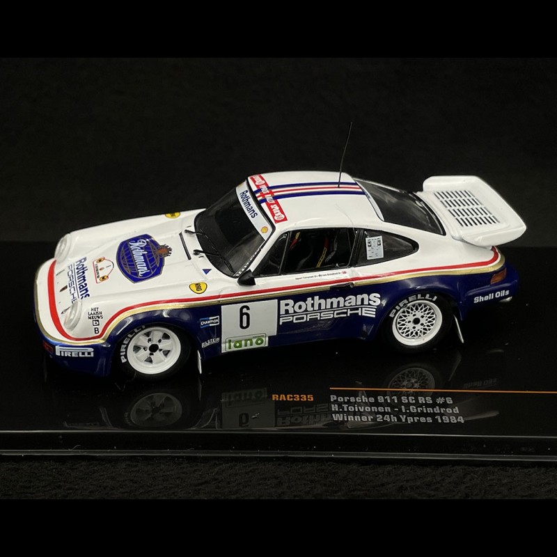 Porsche 911 SC RS n° 6 Winner Rallye 24h Ypres 1984 1/43 Ixo
