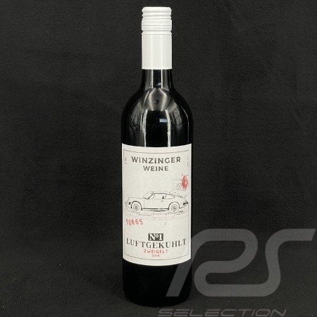 Bottle of wine Porsche 930 Turbo Winzinger Weine Zweigelt 2019 Luftgekühlt N°1 Red