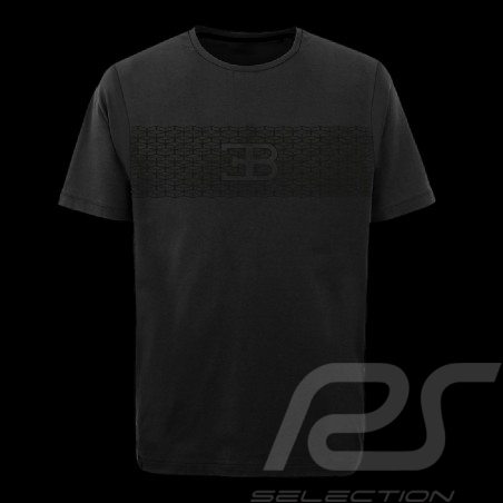 T-shirt Bugatti logo EB Noir BGT042-100 - homme