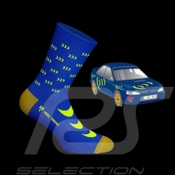 Subaru Impreza socks Blue / Yellow - unisex - Size 41/46