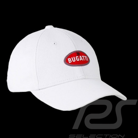Bugatti Hat Oval logo White BGT025-200