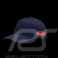 Bugatti Hat Ovale logo Textured Navy Blue BGT068-500