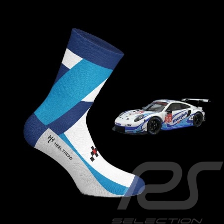 Chaussettes Porsche 911 RSR Mentos Bleu / Blanc - mixte - Pointure 41/46