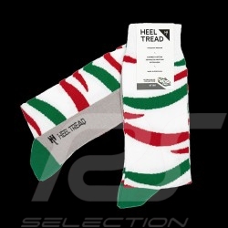 Lancia Stratos Alitalia socks Red / Green / White - unisex - Size 41/46