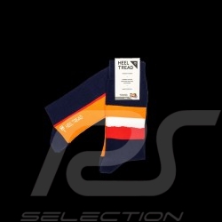 Chaussettes Porsche 962C 24h Le Mans 1990 Bleu / Rouge / Orange / Blanc - mixte - Pointure 41/46