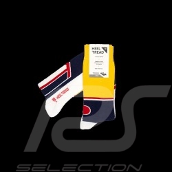 Chaussettes Porsche 917/30 Sunoco Bleu / Jaune / Rouge - mixte - Pointure 41/46