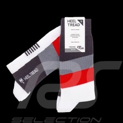 Chaussettes Porsche 911 RSR Motorsport Noir / Rouge / Gris - mixte - Pointure 41/46