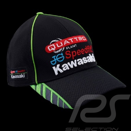 Casquette Kawasaki Quattro Plant JG Speedfit Racing Team Noir / Vert 19QK-BBC-C/P