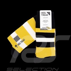 Porsche 956 Winner 24h Le Mans 1984 Newman socks Black / Yellow / White - unisex - Size 41/46
