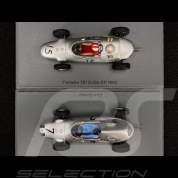 Duo Porsche 787 n° 7 & n° 15 GP Netherlands 1961 - 1962 1/43 Spark