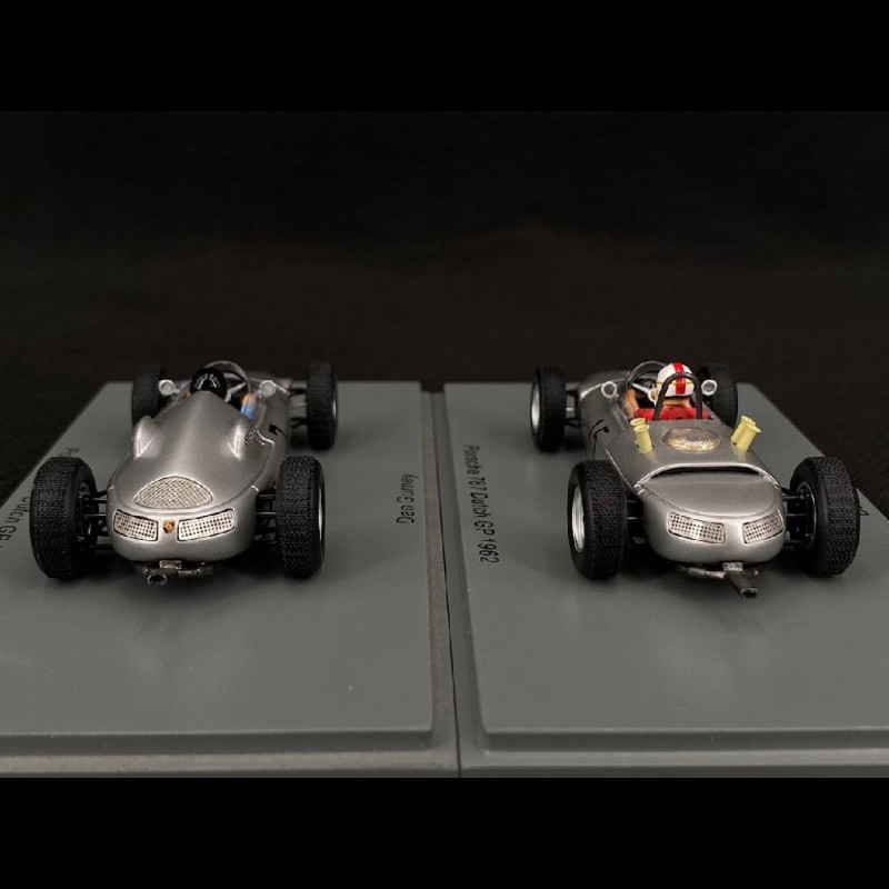 Miniature Spark 1/43 Porsche 787 N°7, GP Pays-Bas 1961, Dan Gurney, Résine