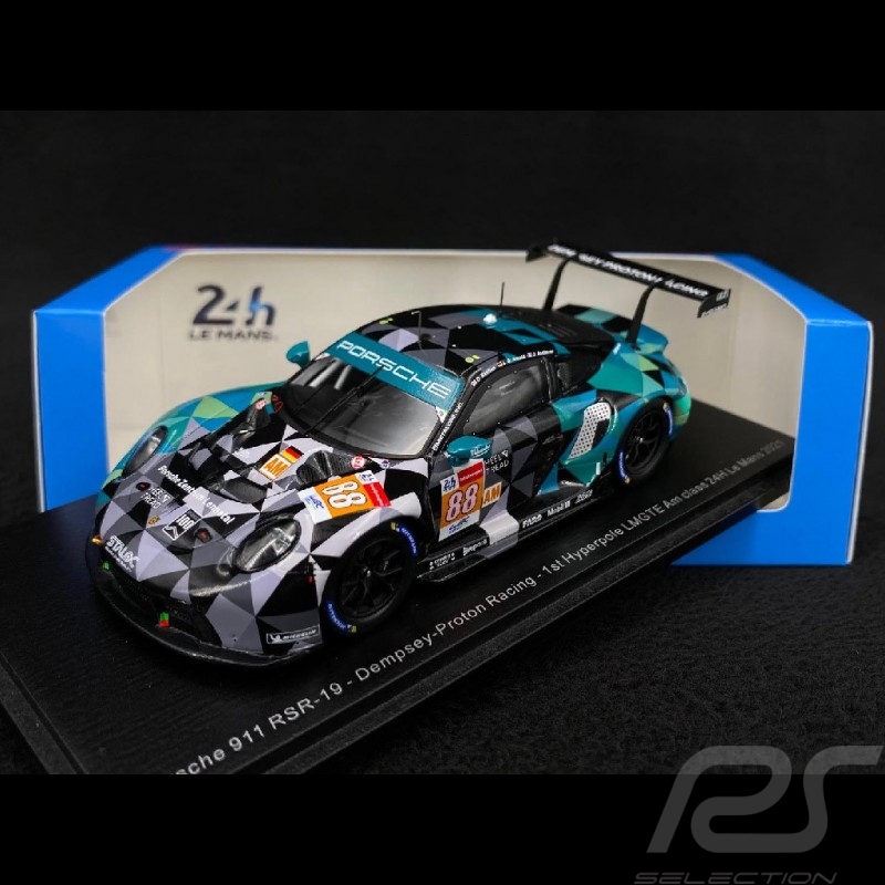 Porsche 911 RSR-19 Type 991 n° 88 Hyperpole LMGTE Am 24h Le Mans 2021 1/43 Spark S8272
